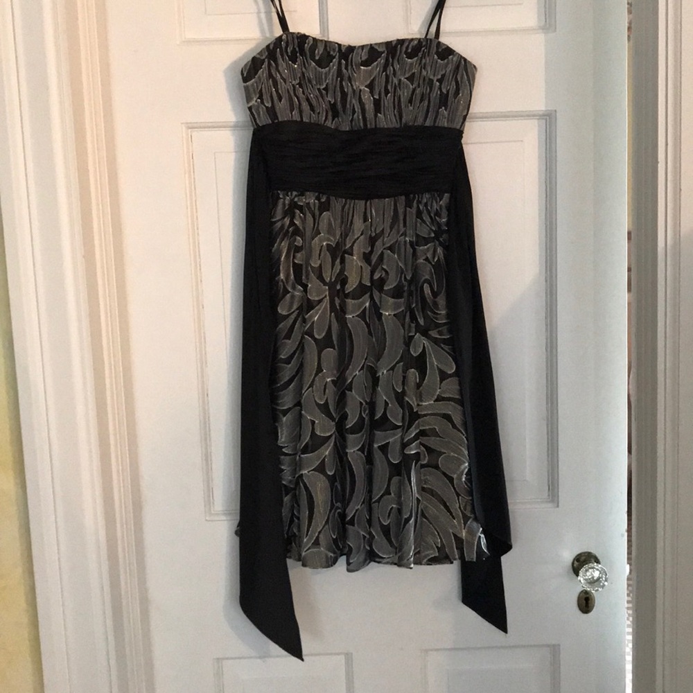 BCBG strapless cocktail dress